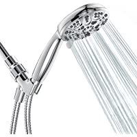 6 Functions Handheld Shower Head Set Hopopro High Pressure Shower Head High Flow Hand Held Showerhead Set with 59 Inch…