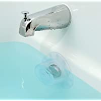 SlipX Solutions Bottomless Bath Overflow Drain Cover for Tub, Adds Inches of Water to Bathtub for a Warmer Deeper Bath…