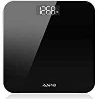RENPHO Digital Bathroom Scale, Highly Accurate Body Weight Scale with Lighted LED Display, Round Corner Design, 400 lb…