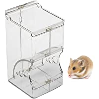 Hamsters Feeder Small Animals Automatic Dispenser Gravity Auto Dispensers Pet Pellets Food Storage Bowl - Dwarf Hamster…