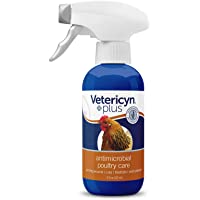 Vetericyn Plus Antimicrobial Poultry Care. Spray to Clean Pecking Wounds, Cuts, Frostbite and Sores on Chickens and…