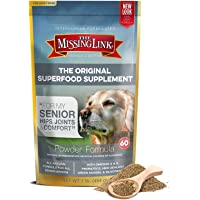 The Missing Link Original Veterinarian Formulated Aging Dog Superfood Supplement Powder - Omegas, Probiotics, Mussel…