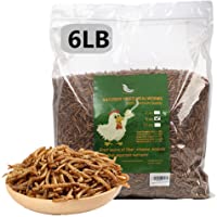 Non-GMO Dried Mealworms or Black Soldier Fly Larvae, 100% Non-GMO Natural High-Protein, Treats for Chicken, Fish, Wild…