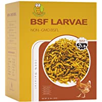GOLDWORMS Superior to Dried Mealworms for Chickens - Non-GMO Dried Black Soldier Fly Larvae - 85X More Calcium Than Meal…