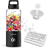 PopBabies Portable, Personal USB Rechargeable Small Blender for Shakes and Smoothies, Stronger and Faster with Ice Tray…