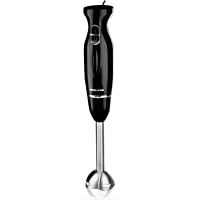 Ovente Electric Immersion Hand Blender 300 Watt 2 Mixing Speed with Stainless Steel Blades, Powerful Portable Easy…