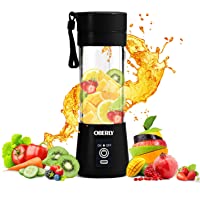 Portable Blender for Shakes and Smoothies, OBERLY Personal Blender for Protein with 2000mAh USB Rechargeable Battery, 6…