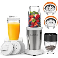 KOIOS PRO 850W Bullet Personal Blender for Shakes and Smoothies, Protein Drinks, 11 Pieces Set Blender for Kitchen with…