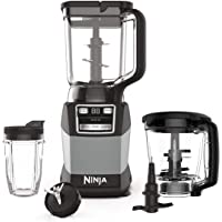 Ninja AMZ493BRN Compact Kitchen System, 1200W, 3 Functions for Smoothies, Dough & Frozen Drinks with Auto-IQ, 72-oz…