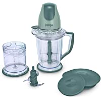 Ninja 400-Watt Blender/Food Processor for Frozen Blending, Chopping and Food Prep with 48-Ounce Pitcher and 16-Ounce…