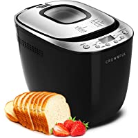 CROWNFUL Automatic Bread Machine, 2LB Programmable Bread Maker with Nonstick Pan and 12 Presets, 1 Hour Keep Warm Set…