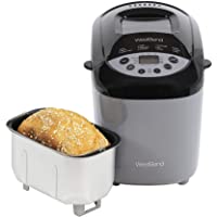 KBS Large 17-in-1 Bread Machine, 2LB All Stainless Steel Bread Maker with Auto Fruit Nut Dispenser, Nonstick Ceramic Pan…