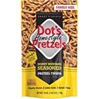 Dot's Homestyle Pretzels 18 Ounce Family Size Honey Mustard Seasoned Pretzel Twists (1 Pack)