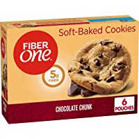 Fiber One Soft Baked Cookies, Chocolate Chunk, 6 ct