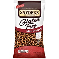 Snyder's of Hanover Gluten Free Mini Pretzels, 8 Ounce (Pack of 12)