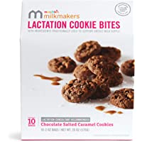 Milkmakers Lactation Cookie Bites, Chocolate Salted Caramel, 10 Ct