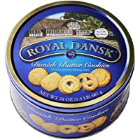 Royal Dansk Danish Cookies Tin, butter, 24 Ounce