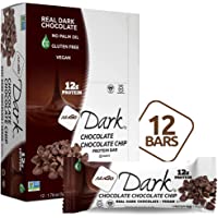 NuGo Dark Chocolate Chocolate Chip, 12g Vegan Protein, 200 Calories, Gluten Free, 12 Count
