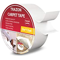 Carpet Tape Double Sided - Rug Tape Grippers for Hardwood Floors and Area Rugs - Carpet Binding Tape Strong Adhesive and…