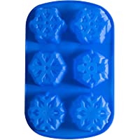 6 Even Snowflakes Silicone Cake Mold Soap Mold(4 style)