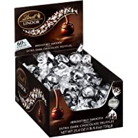 Lindt LINDOR 60% Dark Chocolate Truffles, 60% Dark Chocolate Candy with Smooth, Melting Truffle Center, 25.4 oz., 60…