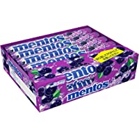 Mentos Chewy Mint Candy Roll, Japanese Grape, Party, Non Melting, 1.32 ounce/14 Pieces (Pack of 12)