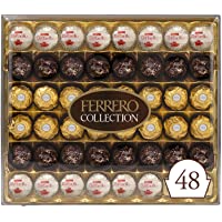 Ferrero Rocher Collection, Fine Hazelnut Milk Chocolates, 48 Count, Assorted Coconut Candy and Chocolates, Perfect…