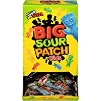 SOUR PATCH KIDS Big Individually Wrapped Soft & Chewy Candy, Valentines Candy , 240 Count Box