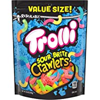 Trolli Sour Brite Crawlers Gummy Worms, 28.8 Ounce, Cherry, Lemon, Strawberry, Grape, Orange and Lime