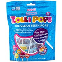 Zollipops Clean Teeth Lollipops - AntiCavity Sugar Free Candy with Xylitol for a Healthy Smile Great for Kids, Diabetics…