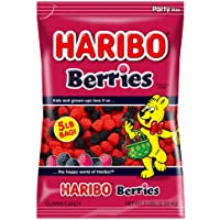 Haribo Gummi Candy, Berries, 5 Pound Bag