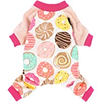 Fitwarm Sweetie Donuts Pet Clothes for Dog Pajamas Soft Cotton Shirts PJS, Pink