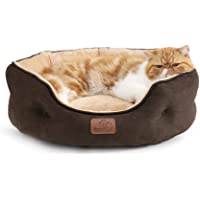 Bedsure Small Dog Bed for Small Dogs Washable - Round Cat Beds for Indoor Cats, Round Pet Bed for Puppy and Kitten with…