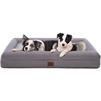 Eterish Orthopedic Dog Bed for Medium, Large Dogs, Egg-Crate Foam Dog Bed with Removable Cover, Pet Bed Machine Washable…