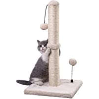 MECOOL Cat Scratching Post Premium Sisal Scratch Posts with Hanging Ball Vertical Scratcher for Indoor Cats and Kittens