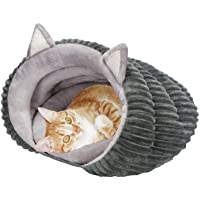 Furpezoo Cat Beds for Indoor Cats Cave(20''x13''), 2-in-1 Cat House for Indoor Cats Clearance, Kitten Bed, Claiming Cat…