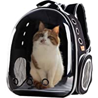 XZKING Cat Backpack Carrier Bubble Bag, Transparent Space Capsule Pet Carrier Dog Hiking Backpack, Small Dog Backpack…