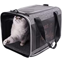 petisfam Top Load Pet Carrier for Large and Medium Cats, Small Dogs. Easy to get cat in, Carry, Storage, Clean and…