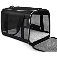 Tomykii Pet Carrier,Soft-Sided Collapsible Cat Dog Carrier, Pet Travel Carrier Bag for Small Medium Cats Dogs Puppies…