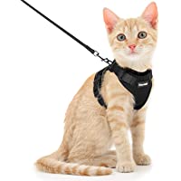 Dooradar Cat Harness and Leash Set, Escape Proof Safe Adjustable Kitten Vest Harnesses for Walking, Easy Control Soft…