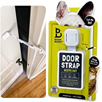 Door Buddy Adjustable Door Strap and Latch - Grey. Dog Proof Litter Box The Easy Way. No Need for Pet Gates or Interior…