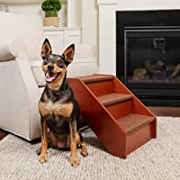 PetSafe CozyUp Folding Wood Pet Steps - Foldable Wood Dog Stairs for High Beds - Pet Stairs for Large Dogs, Puppies and…
