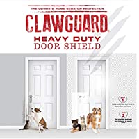 Heavy Duty CLAWGUARD - The Ultimate Door Scratch Shield, Frame & Wall Scratch Protection Barrier for Dog and Cat Clawing…