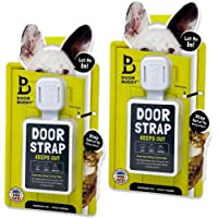 Door Buddy Adjustable Door Latch (Grey 2 Pack). Simpler Way to Dog Proof Litter Box. No More Pet Gates or Cat Doors…