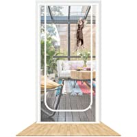 SHRRL Pet Screen Door Thickened Cat Resistant Mesh Screen Door for Living Room, Bedroom, Kitchen, Patio, Dog Cat Scratch…