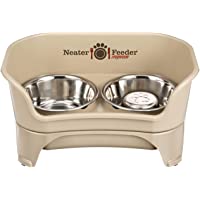 Neater Feeder Express Elevated Dog and Cat Bowls - Raised Pet Dish - Stainless Steel Food and Water Bowls for Small to…