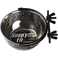 Midwest Homes for Pets Snap'y Fit Stainless Steel Food Bowl/Pet Bowl for Dogs & Cats
