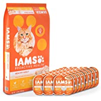 Iams Proactive Health Adult Dry Cat Food Chicken & Salmon Recipes