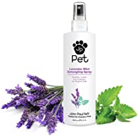 John Paul Pet Lavender Mint Detangling Spray for Dogs and Cats, Soothes Moisturizes and Replenishes Dry Unruly Fur, Non…