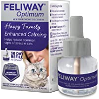 FELIWAY Optimum Cat, Enhanced Calming Pheromone Diffuser, 30 Day Refill - 1 Pack